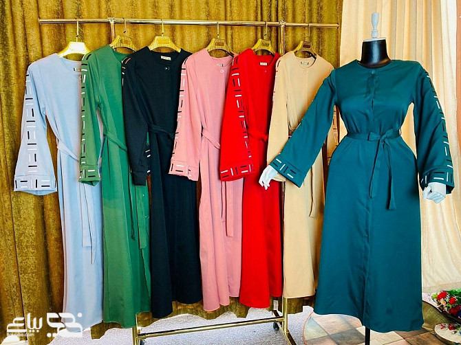 فستان طويل خامة تركي بغداد - الصورة 4